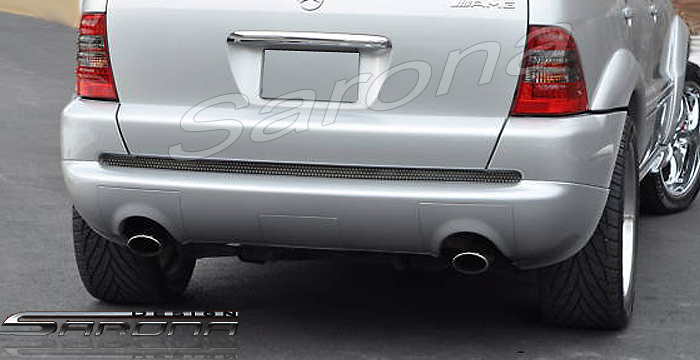 Custom Mercedes ML Rear Bumper  SUV/SAV/Crossover (1998 - 2001) - $590.00 (Part #MB-018-RB)